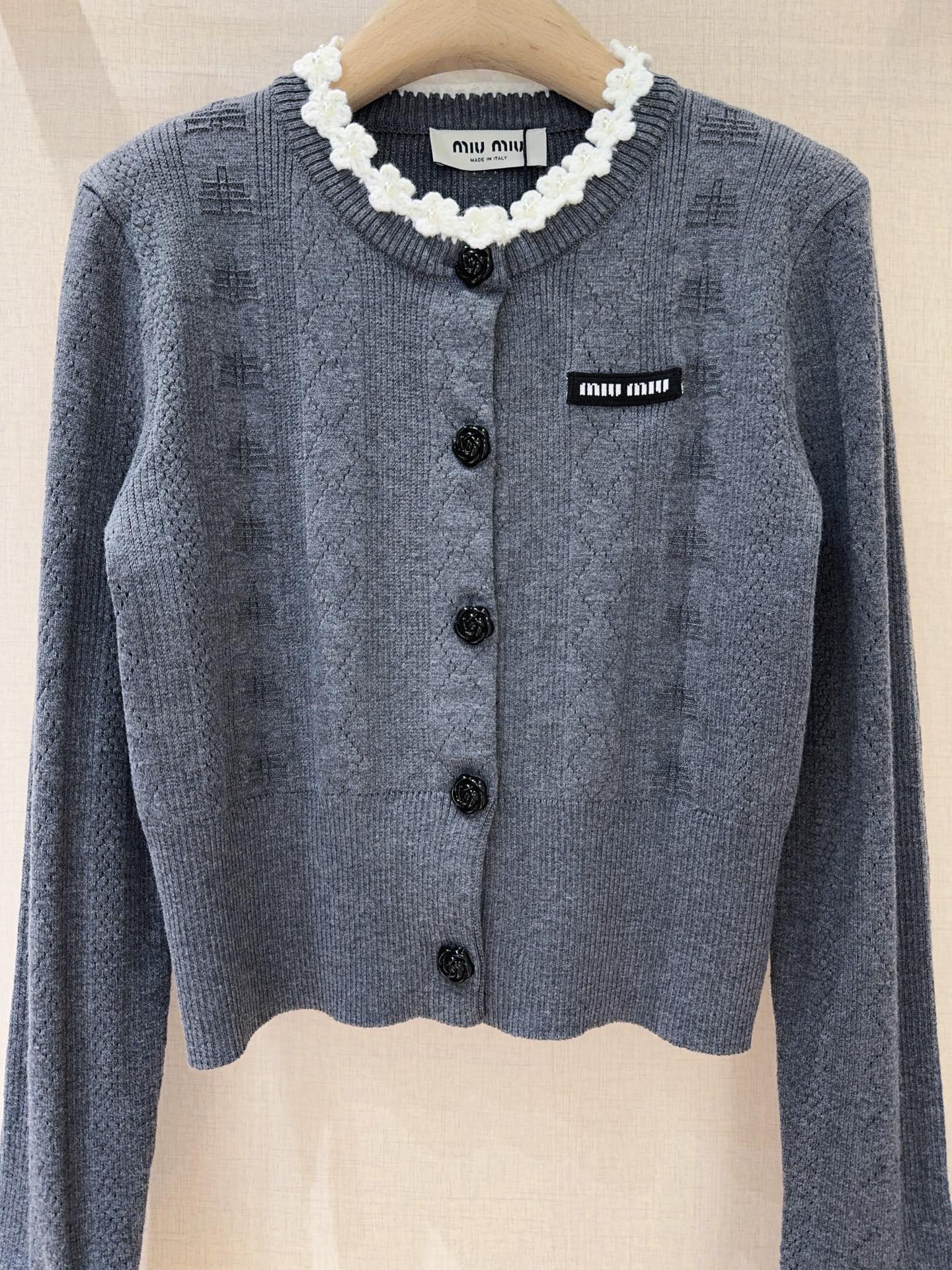 MIUMIU 26S KNIT CARDIGAN 948