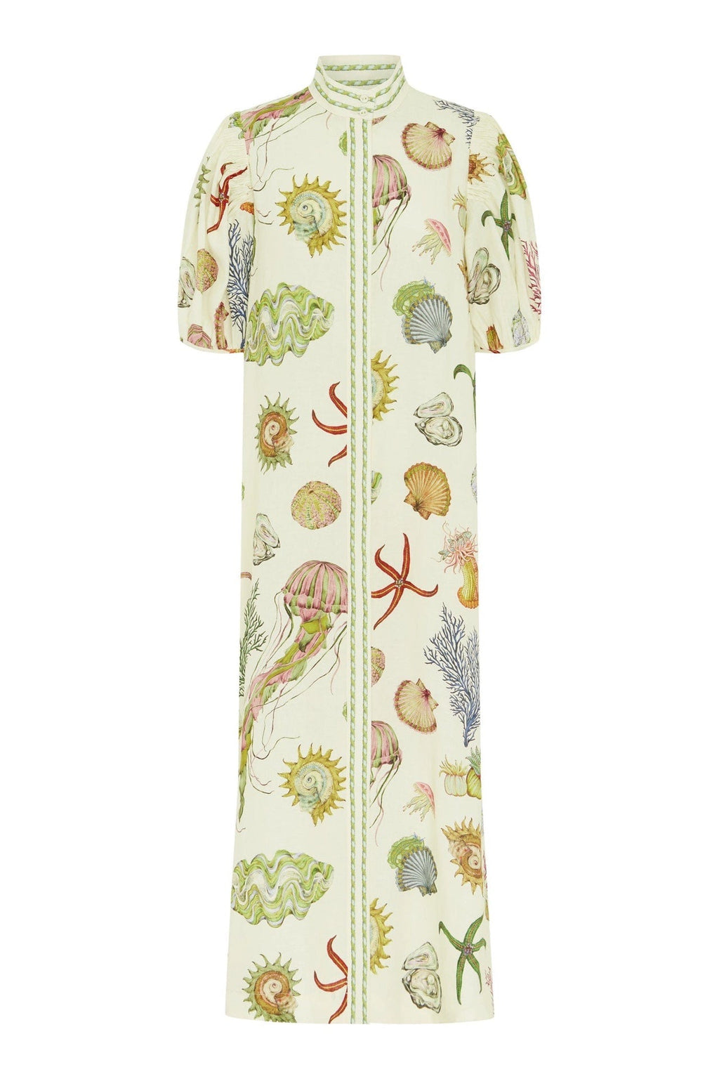 ALEMAIS LONG DRESS WITH OCEAN-INSPIRED PRINT 267469