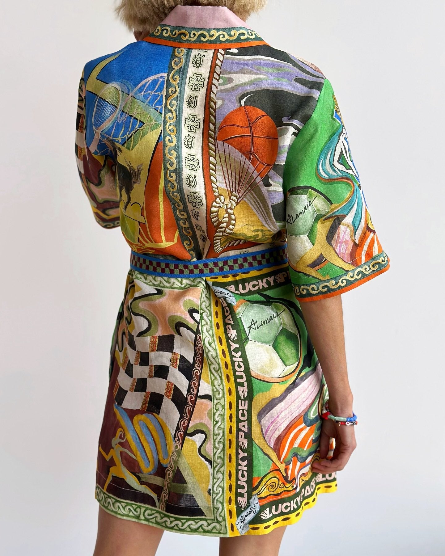 ALEMAIS SHORT DRESS MULTICOLOR 267453
