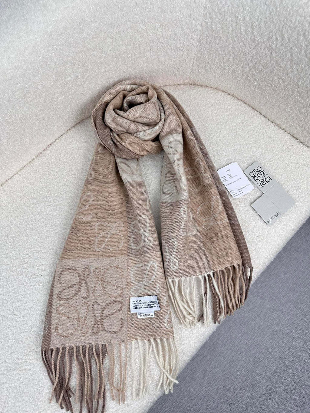 LOEWE 25S SCARF 200 IN CASHMERE 854511