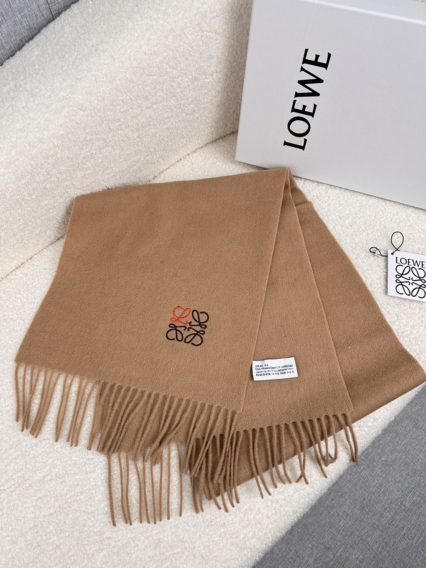 LOEWE 25S SCARF 180 IN CASHMERE 854507