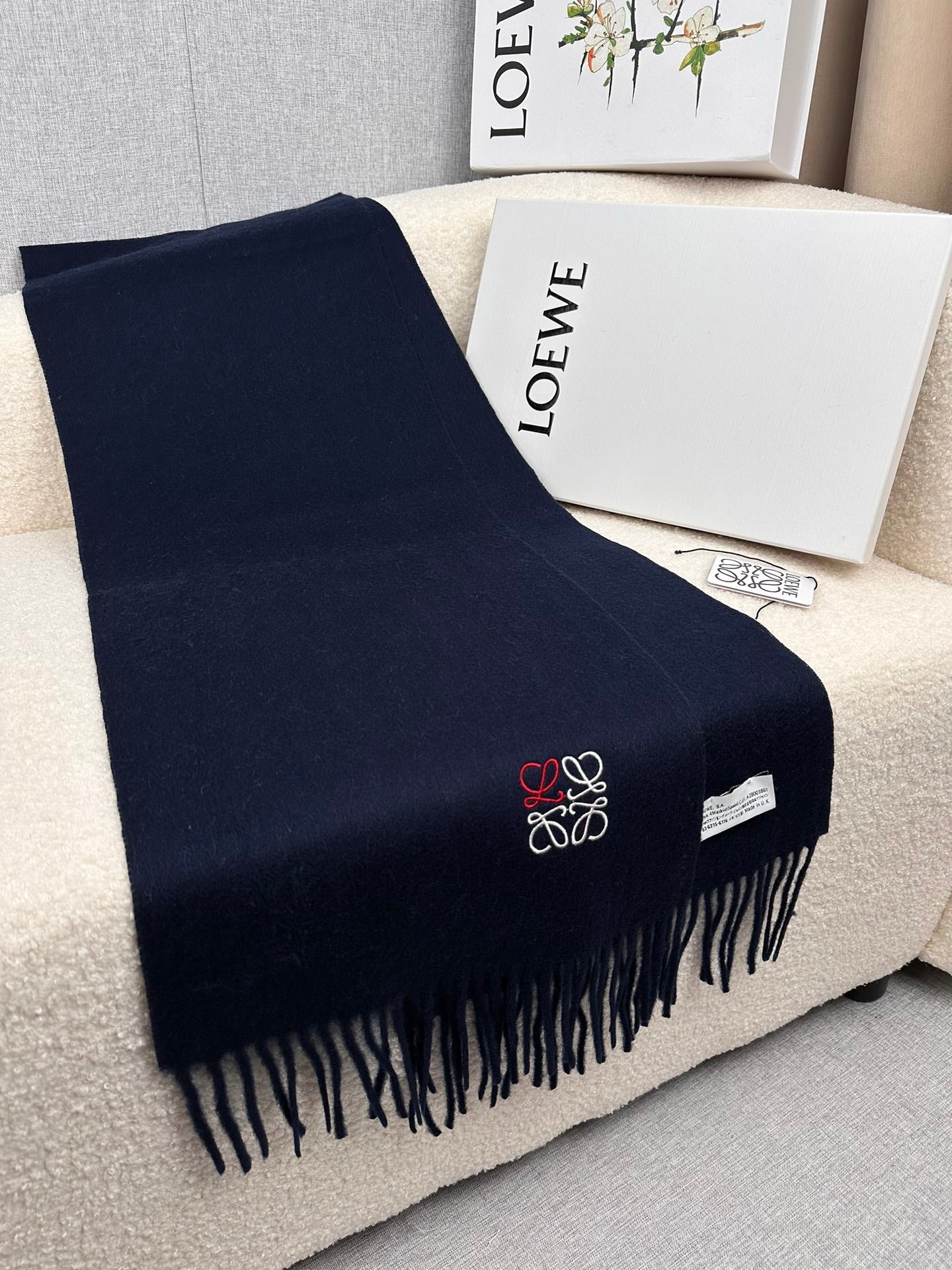 LOEWE 25S SCARF 180 IN CASHMERE 854506