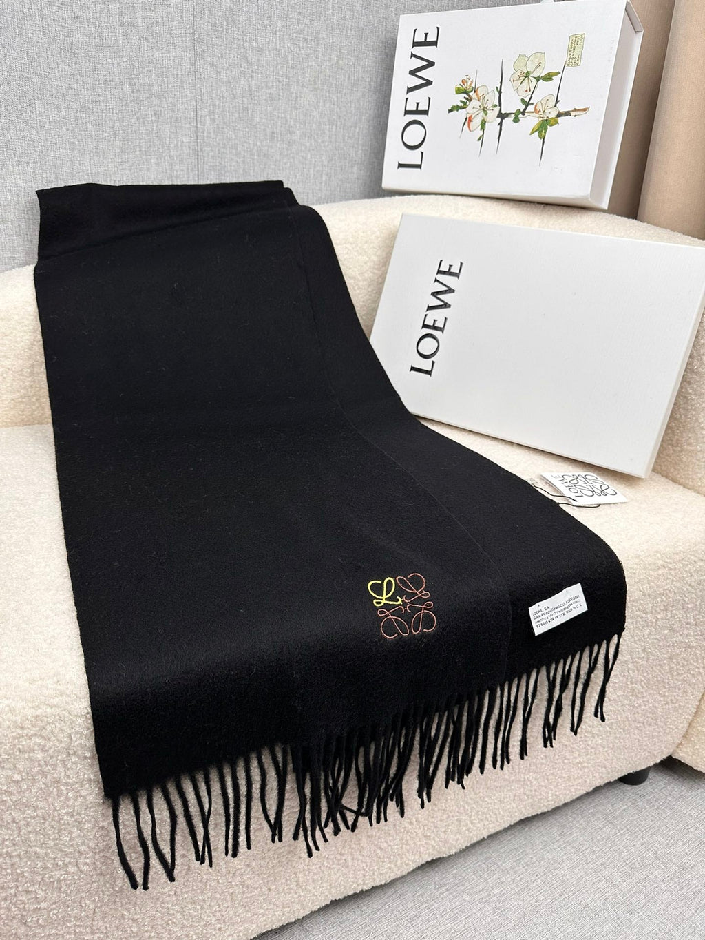 LOEWE 25S SCARF 180 IN CASHMERE 854508