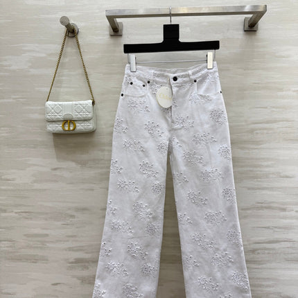 CHLOE 25S WHITE PANTS STYLE 002