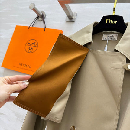 HERMES 25S LONG WINDBREAKER 527284