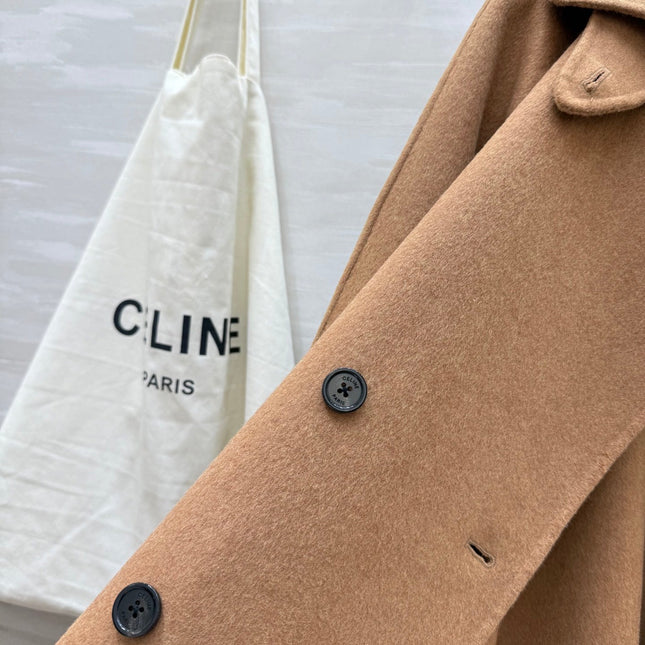 CELINE 26S LONG WOOL COAT 784306