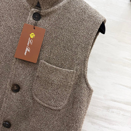 LORO PIANA 26S KNIT VEST JACKET 660