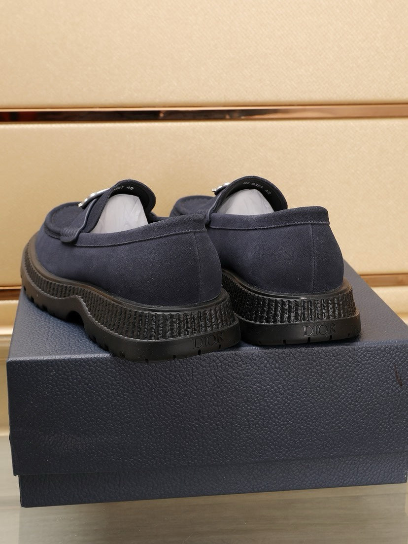 CD EXPLORER ICON LOAFER DENIM COLOR SUEDE