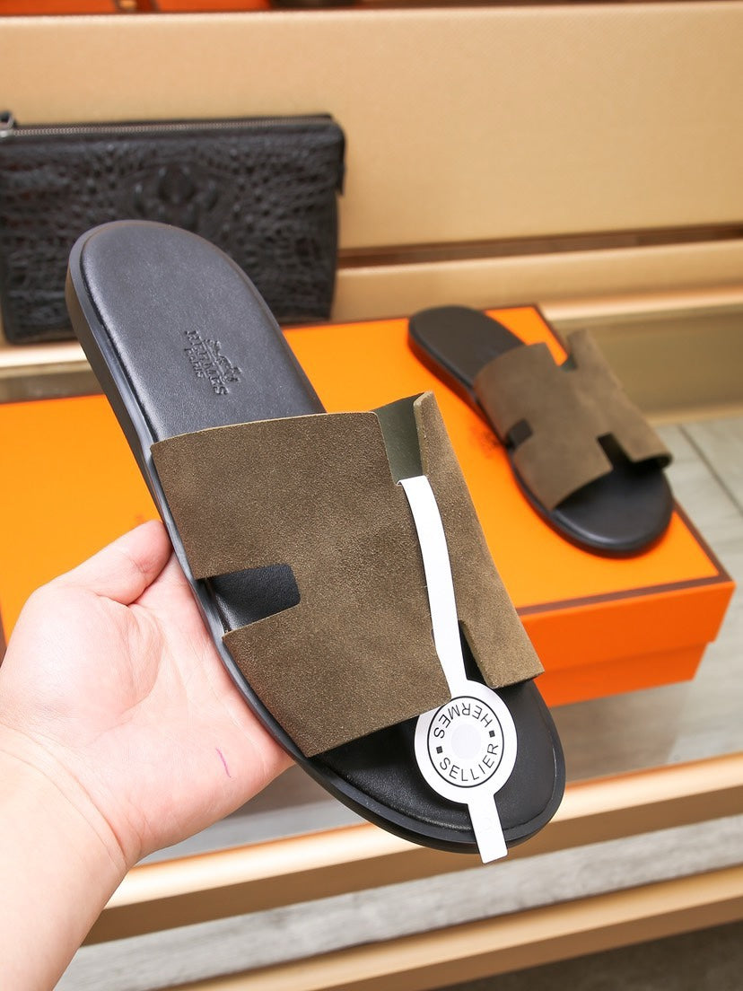 HM IZMIR SANDAL MOSS SUEDE
