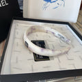 WHITE FABRIC HAIRBAND 418914