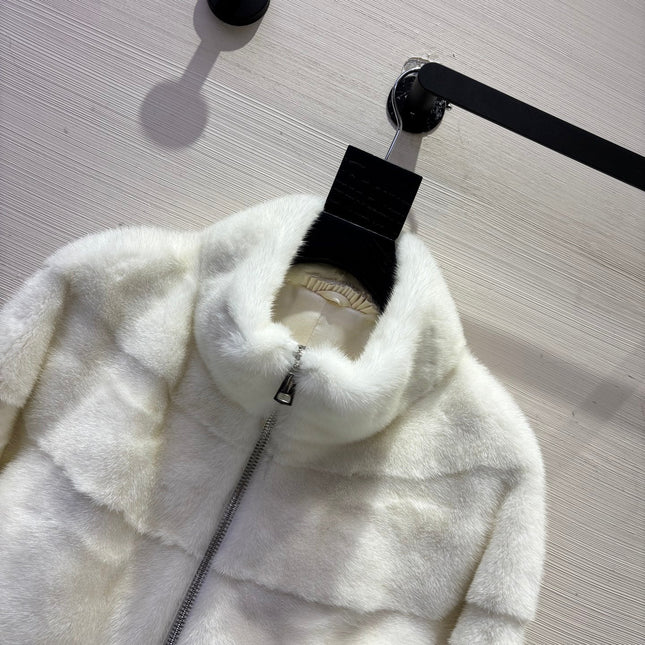 DIOR 25S SHORT VELVET MINK COAT 573