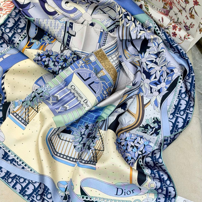 DIOR 26S SCARF 90CM IN SILK 311992