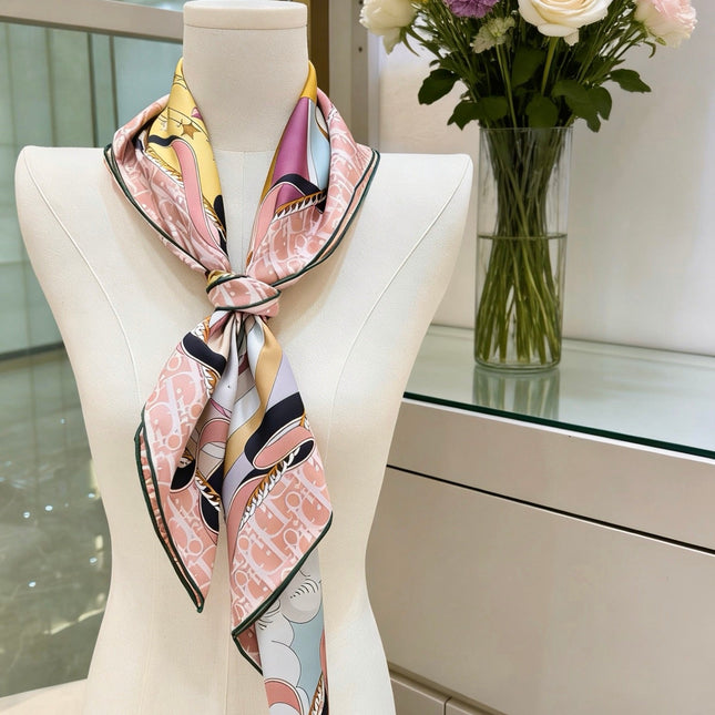 DIOR 26S SCARF 90CM IN SILK 311991