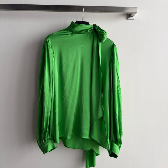 GUCCI 26S SATIN SILK SHIRT 198