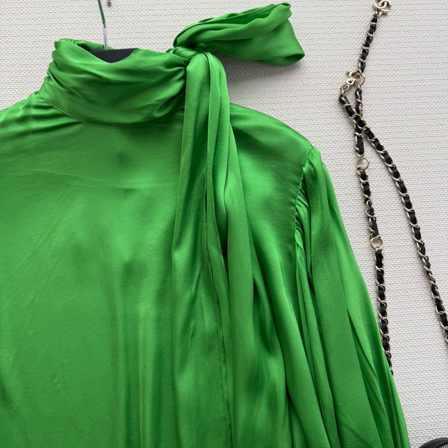 GUCCI 26S SATIN SILK SHIRT 198