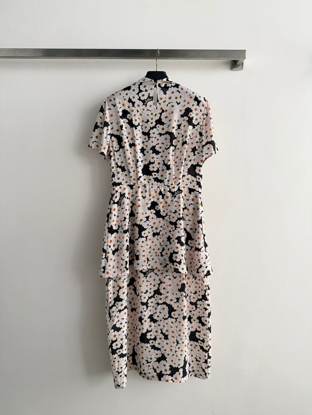 VALENTINO 26S PRINTED SILK DRESS 214