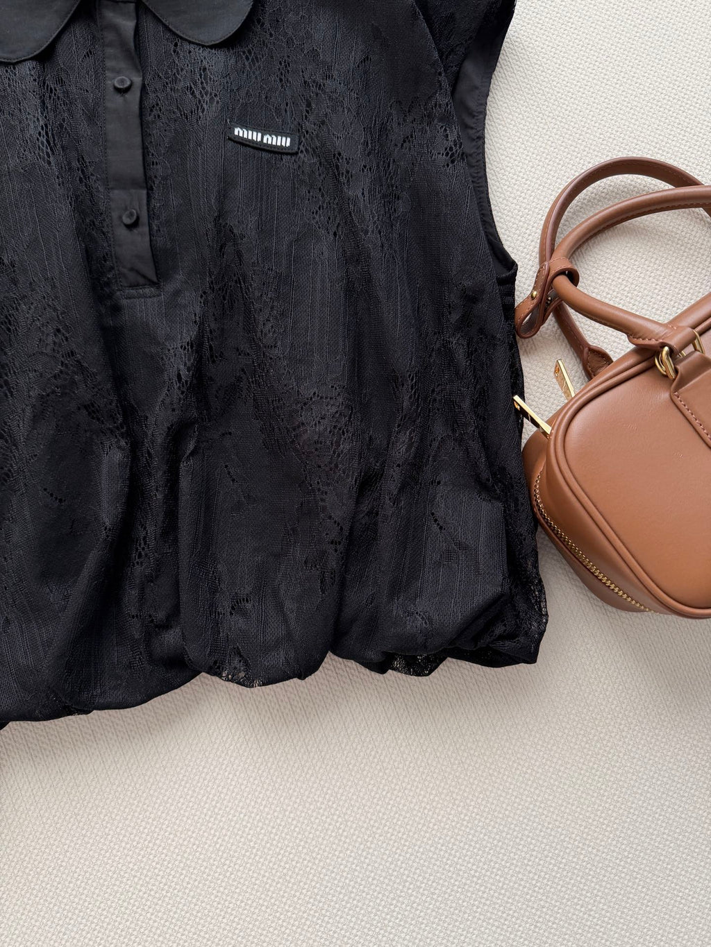 MIUMIU 26S SLEEVELESS POLO TOP 1227