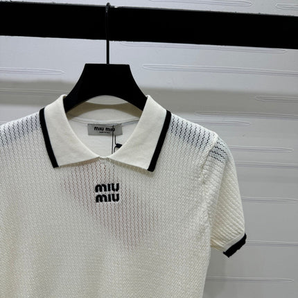 MIUMIU 26S KNIT POLO 1158
