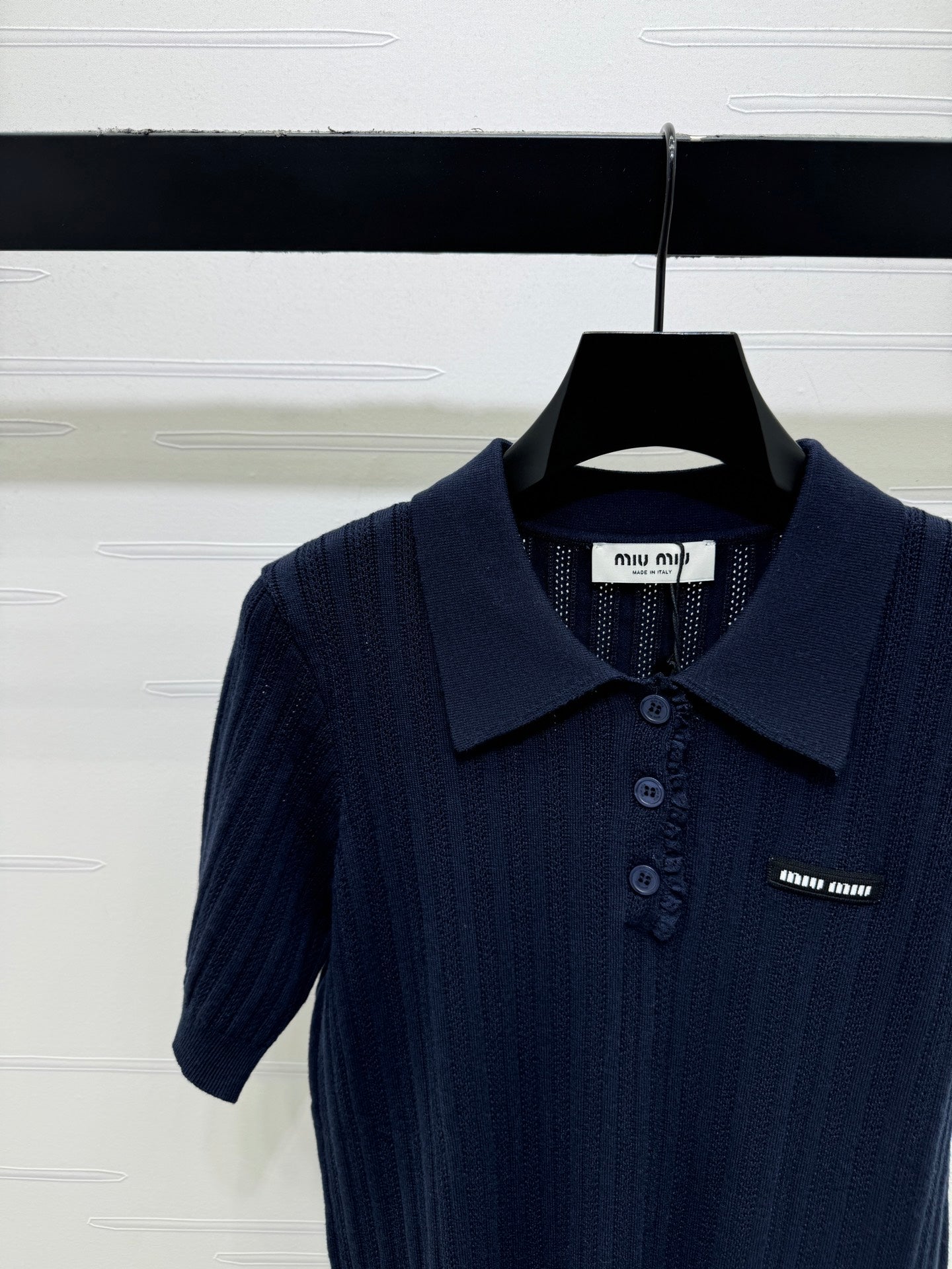 MIUMIU 26S KNIT POLO 1157