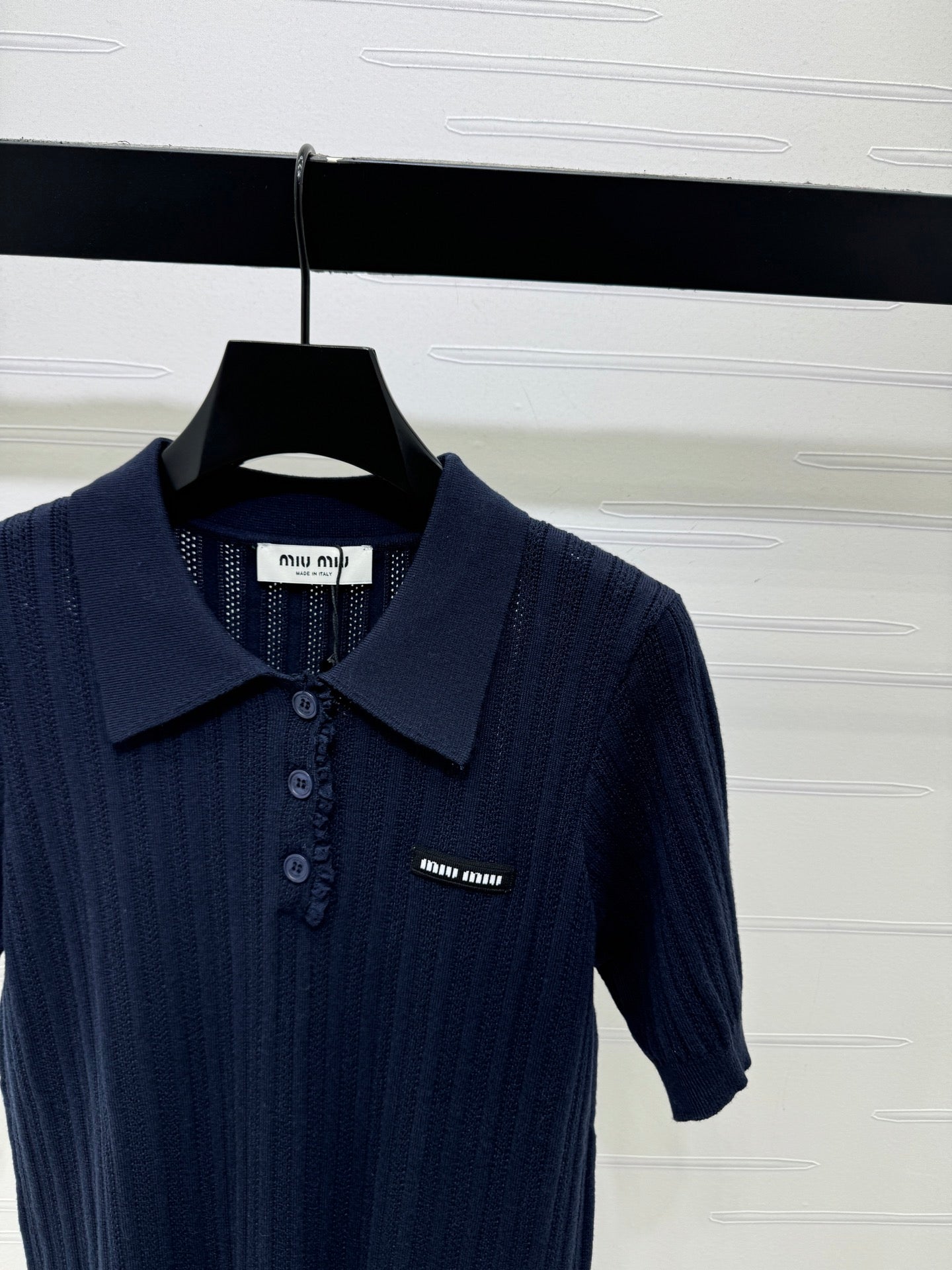 MIUMIU 26S KNIT POLO 1157