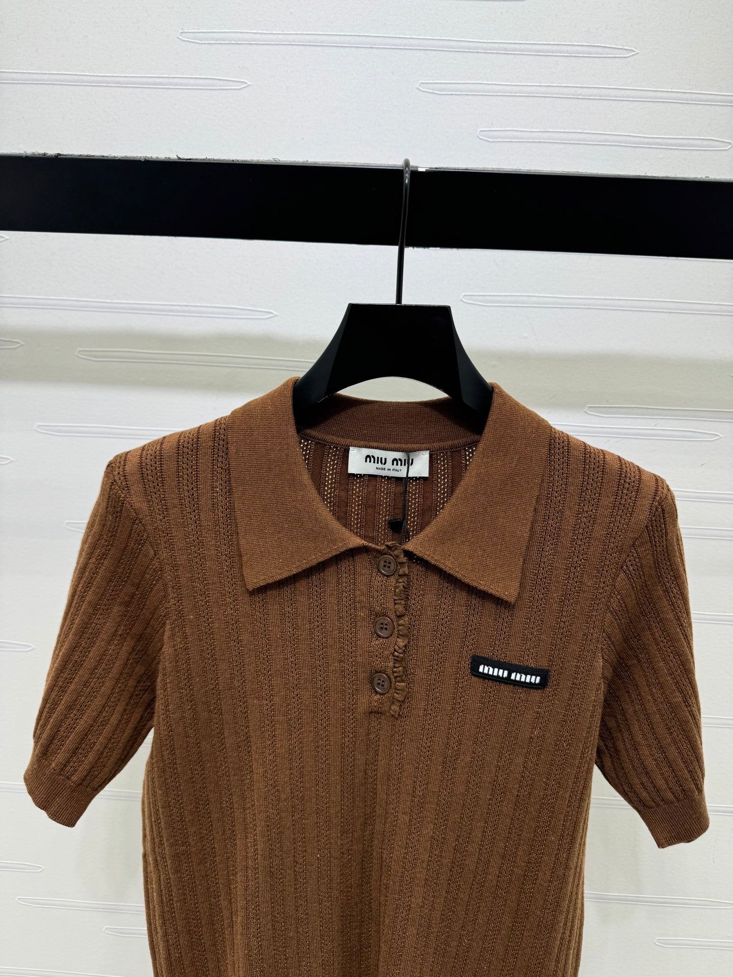 MIUMIU 26S KNIT POLO 1156
