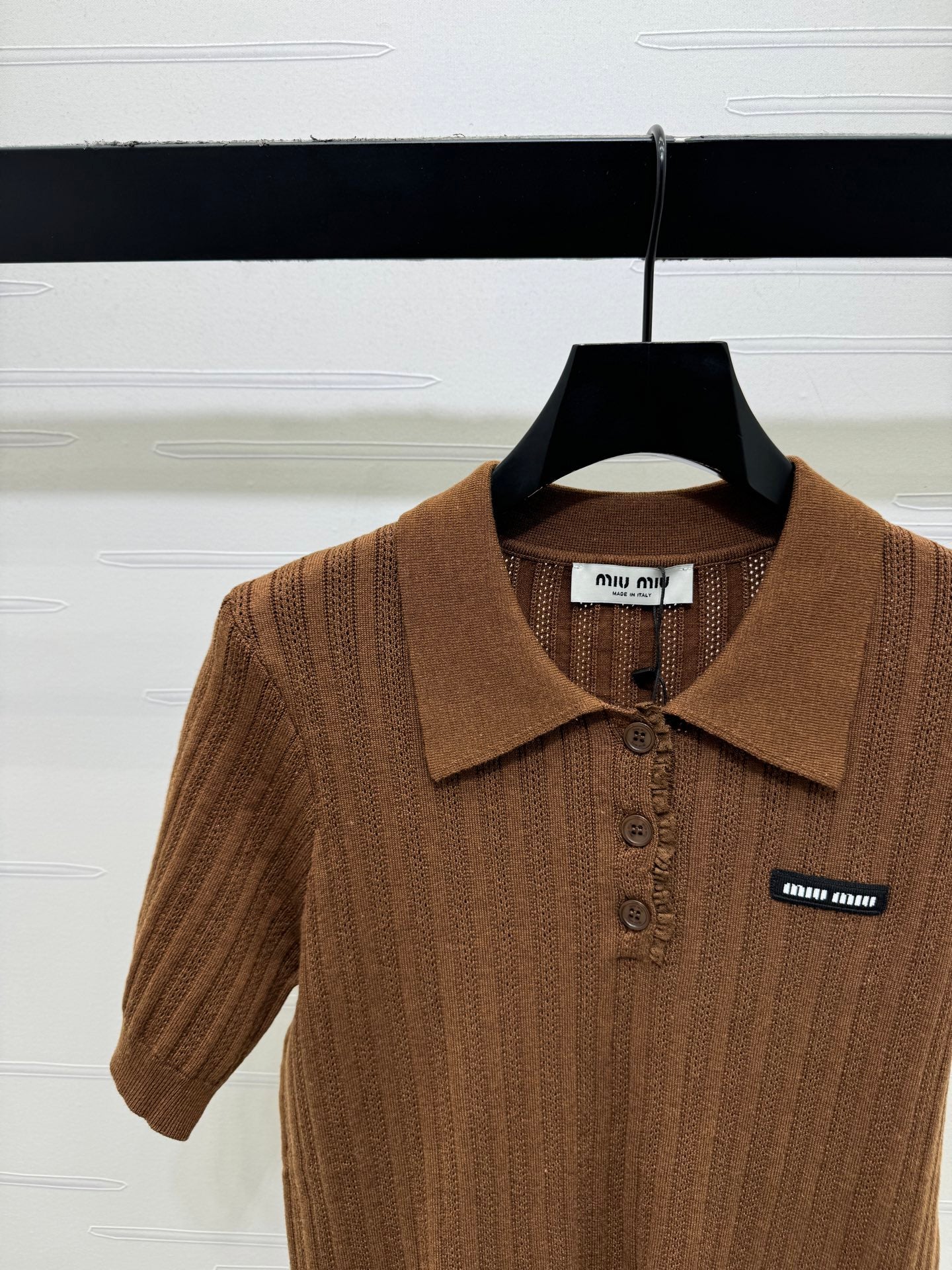 MIUMIU 26S KNIT POLO 1156