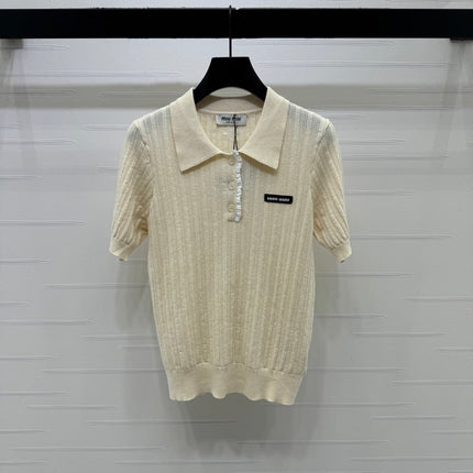 MIUMIU 26S KNIT POLO 1155