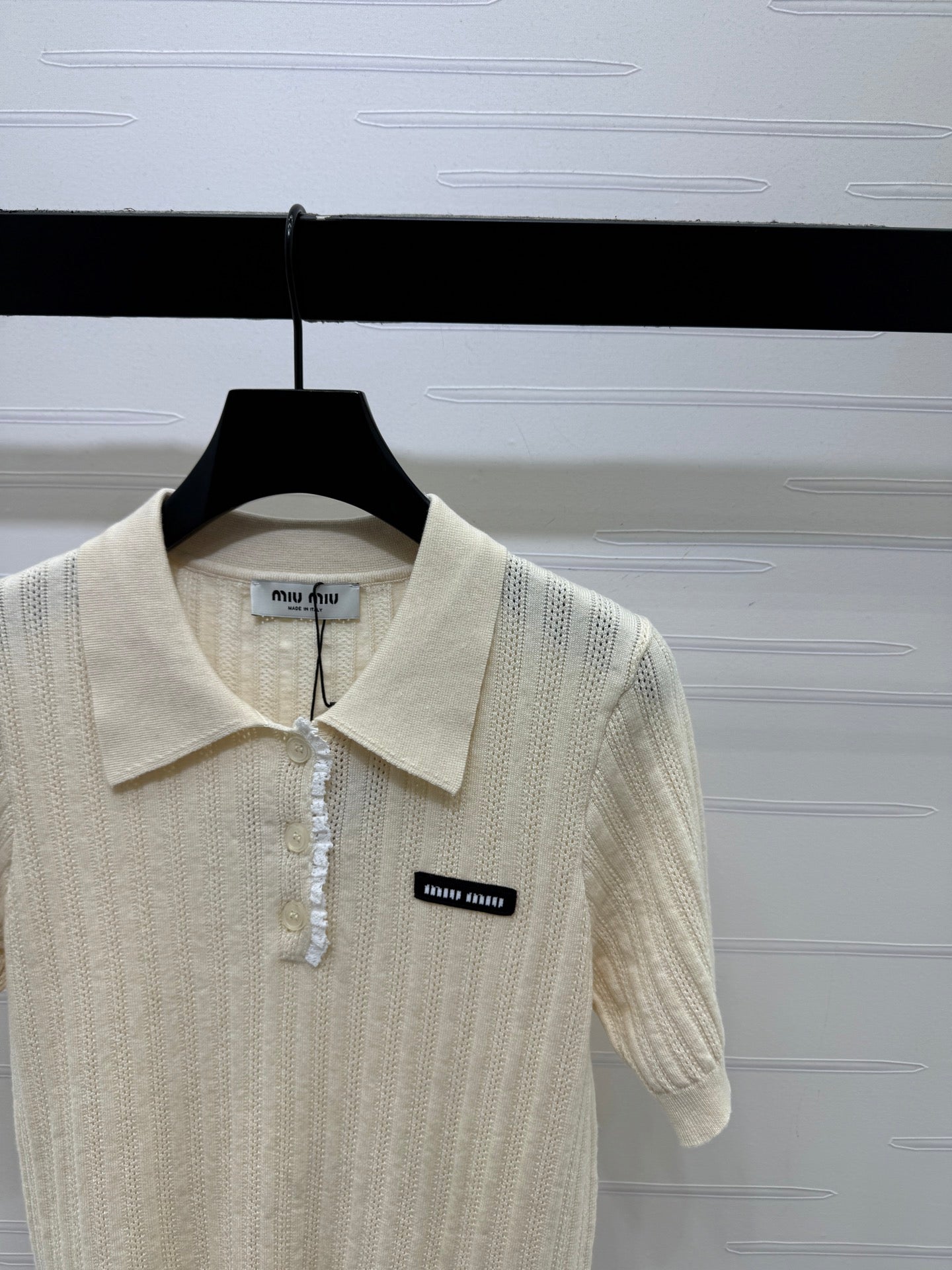 MIUMIU 26S KNIT POLO 1155