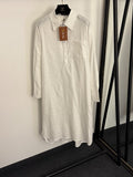 LORO PIANA 26S LONG SLEEVE SHIRT DRESS 812