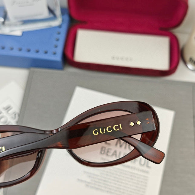 OVAL FRAME SUNGLASSES 59886 IN ACETATE