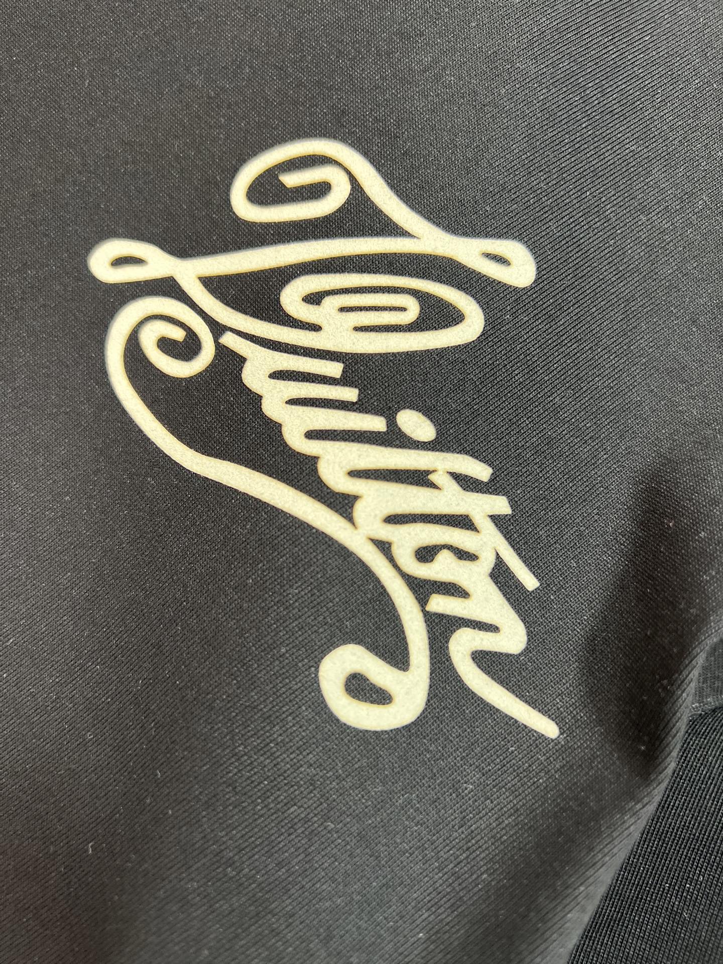 LV T-SHIRT IN BLACK PURE COTTON 238922