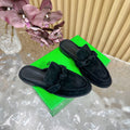 OPEN-BACK LOAFER REALISED IN BLACK SUEDE