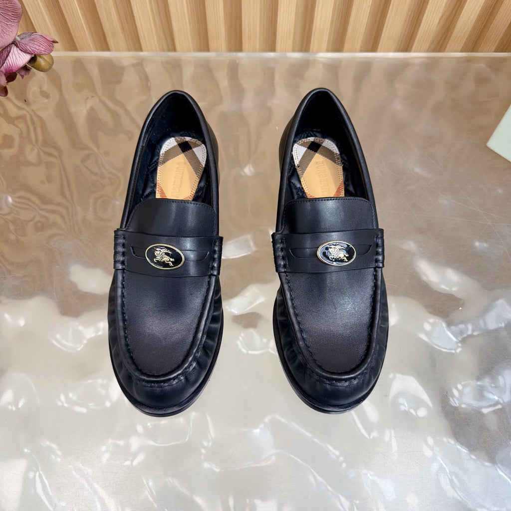 BURBERRY 26S LOAFERS IN BLACK CALFSKIN STYLE 14