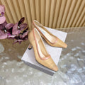 JIMMY CHOO 26S HIGH HEELS 85 MM IN BEIGE NUDE MESH
