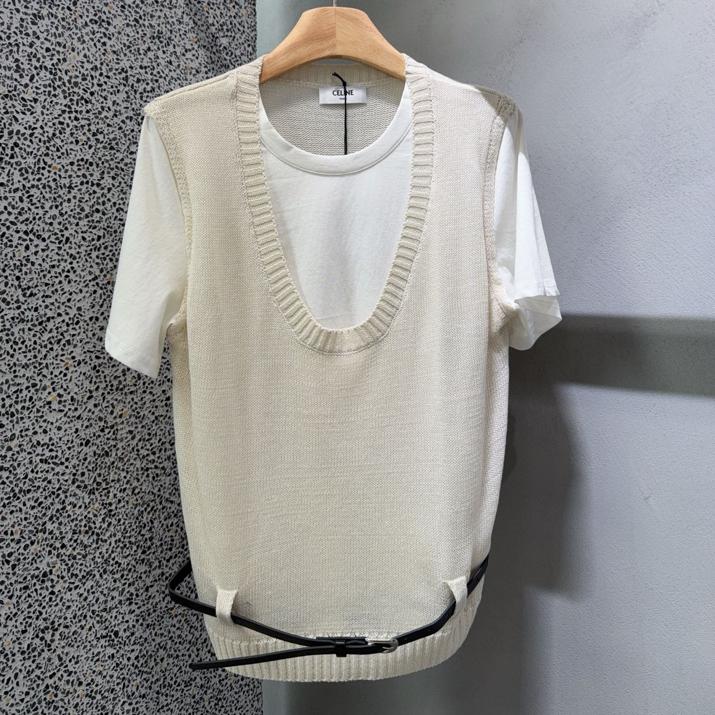 CELINE 26S KNIT SWEATER VEST 158