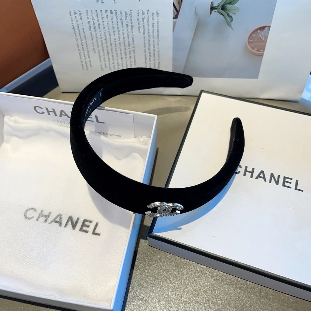 BLACK VELVET HAIRBAND 414440