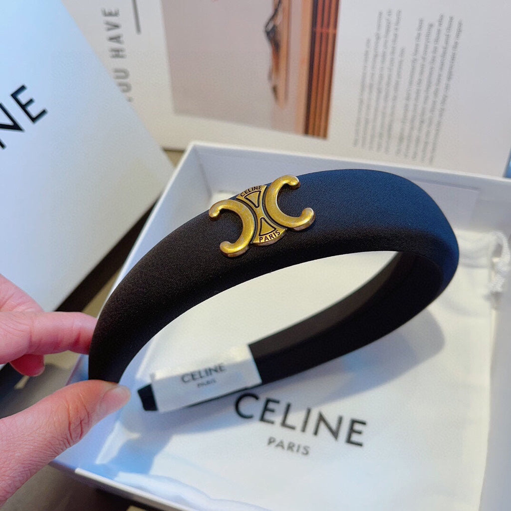 BLACK FABRIC HAIRBAND 432748