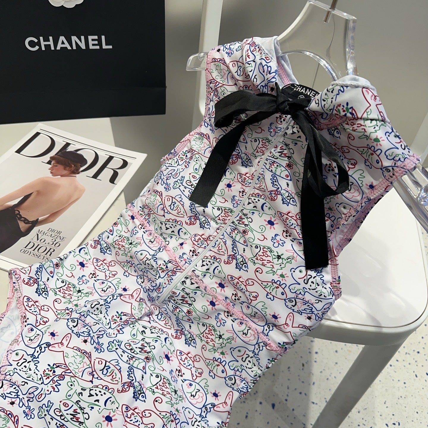 CHANEL BIKINI 25S BODYSUIT IN 744037