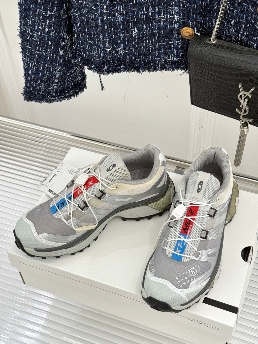 ALO 25S SALOMON XT-6 SNEAKER IN GREY TPU STYLE 3