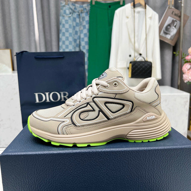 CD B30 SNEAKER KHAKI MESH FABRIC