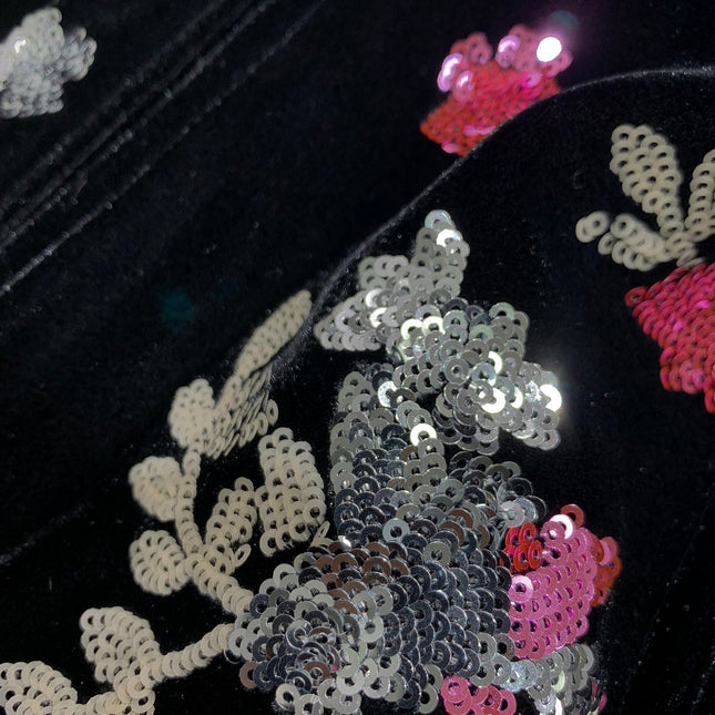 YSL 25S VELVET SEQUIN JACKET STYLE 191