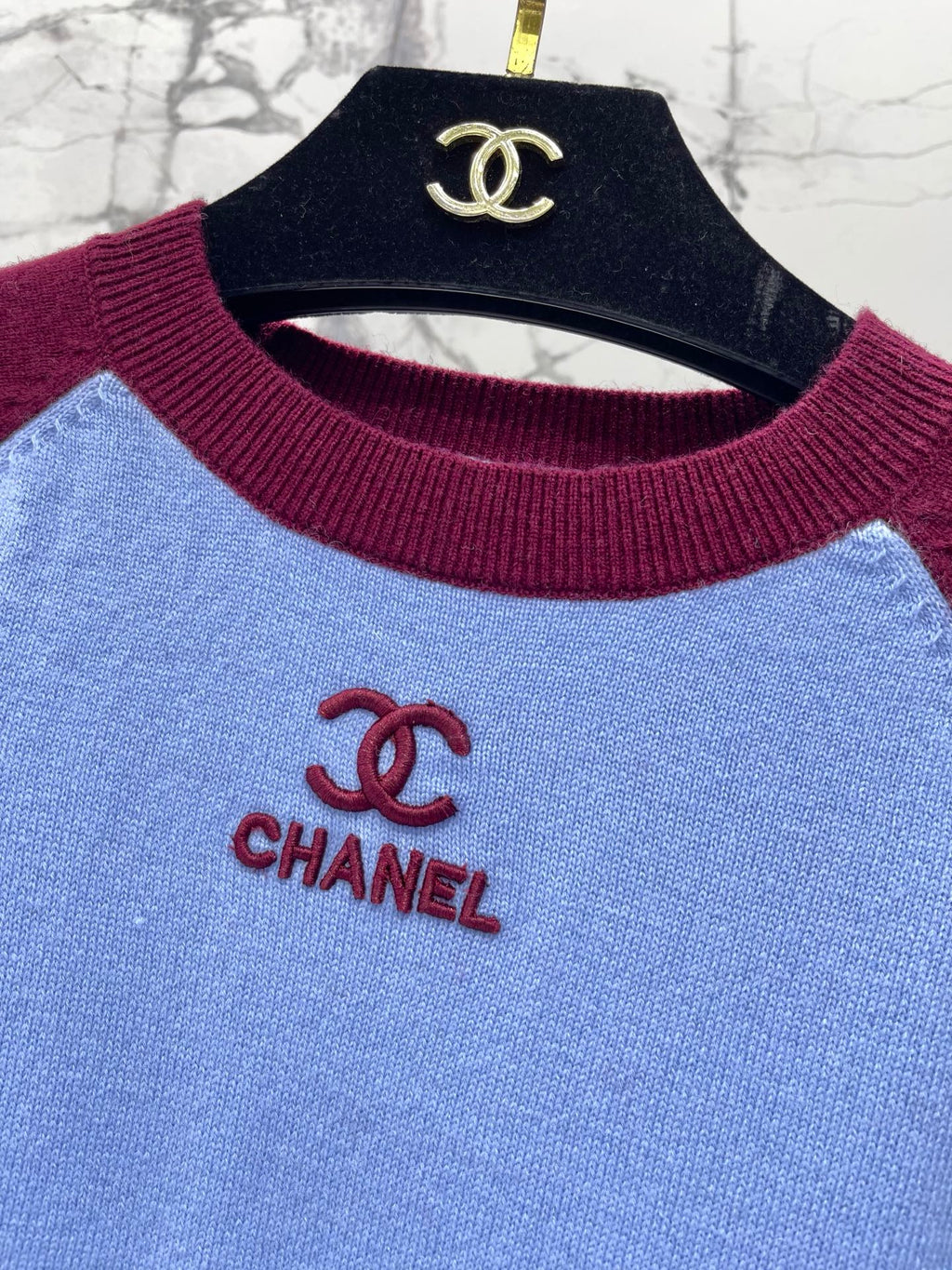 CHANEL 26S SHORT-SLEEVE KNIT TOP 958
