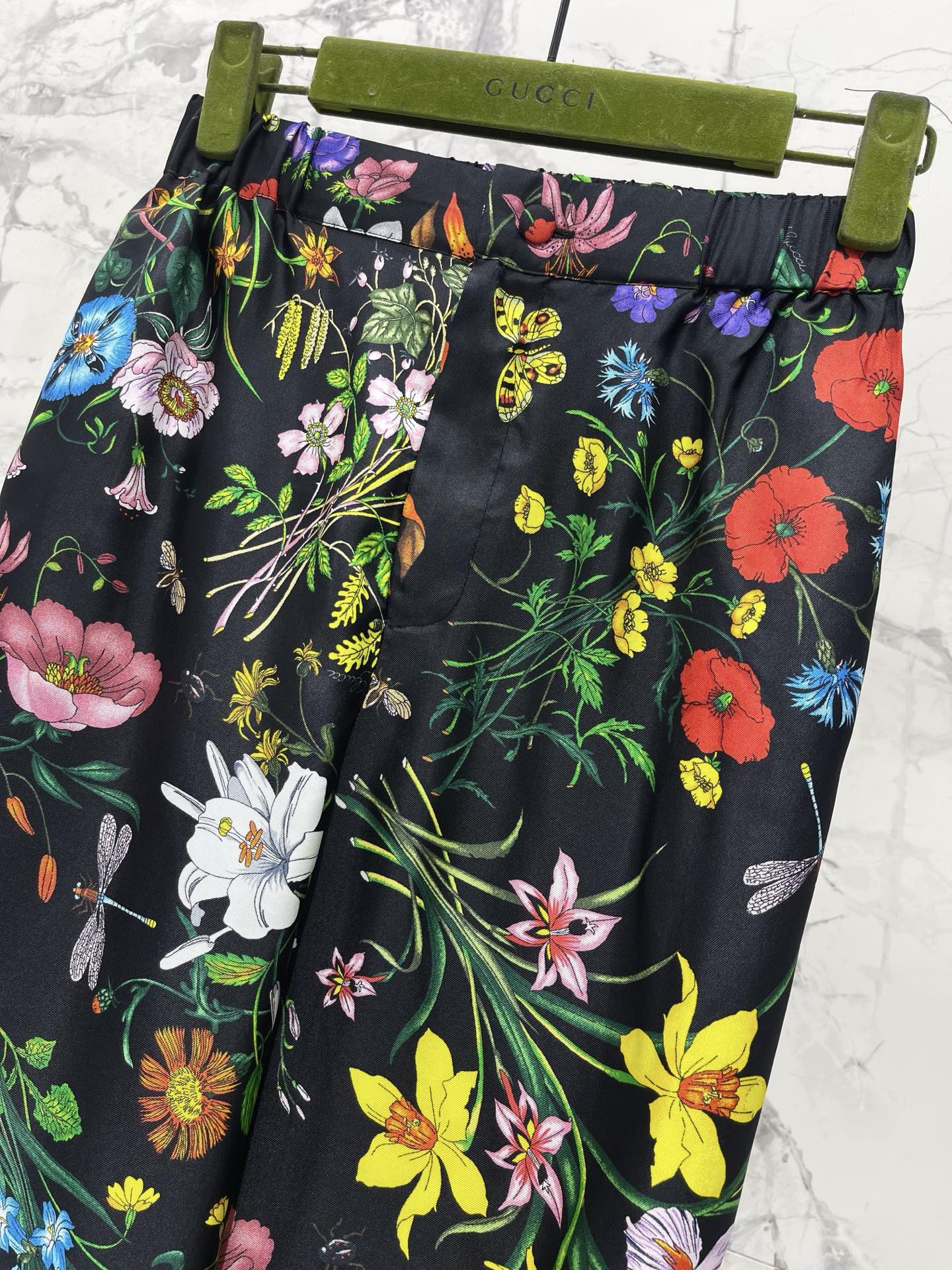GUCCI 26S WIDE-LEG PRINTED PANTS 77