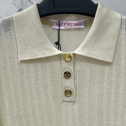 VALENTINO 26S SHORT SLEEVE KNIT T-SHIRT 138