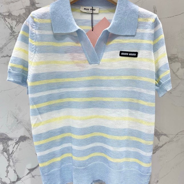 MIUMIU 26S POLO SHIRT 1222