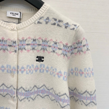 CELINE 25S WOOL CARDIGAN 0071