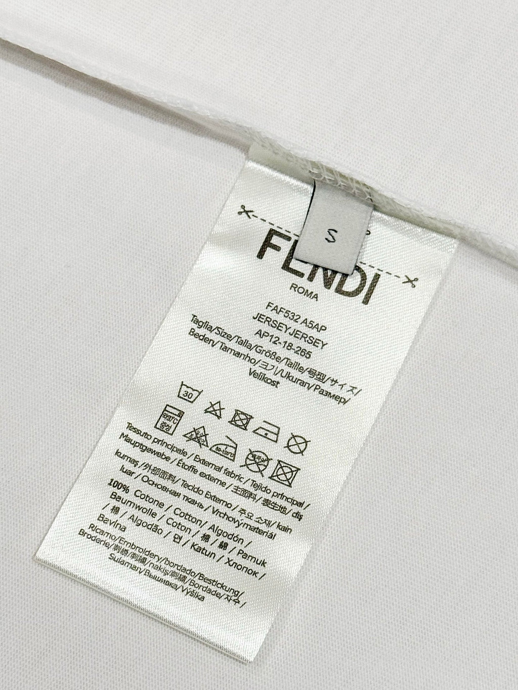 FENDI 26S SHORT SLEEVE T-SHIRT 192