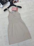 MIUMIU 26S RIBBED KNIT CAMI MINI DRESS 1204
