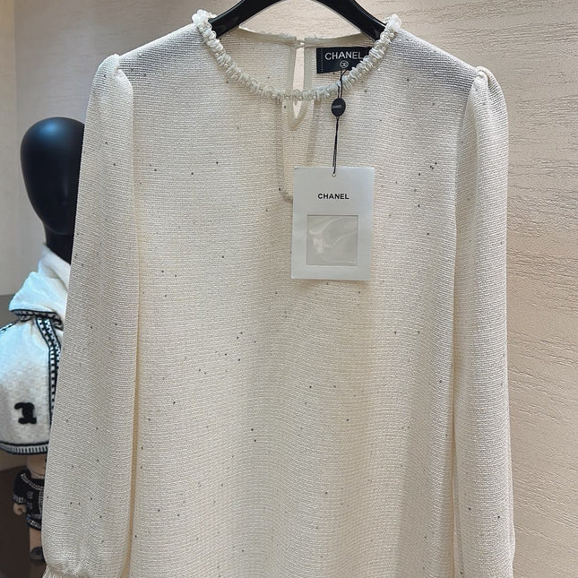 CHANEL 26S LONG-SLEEVE BLOUSE 873