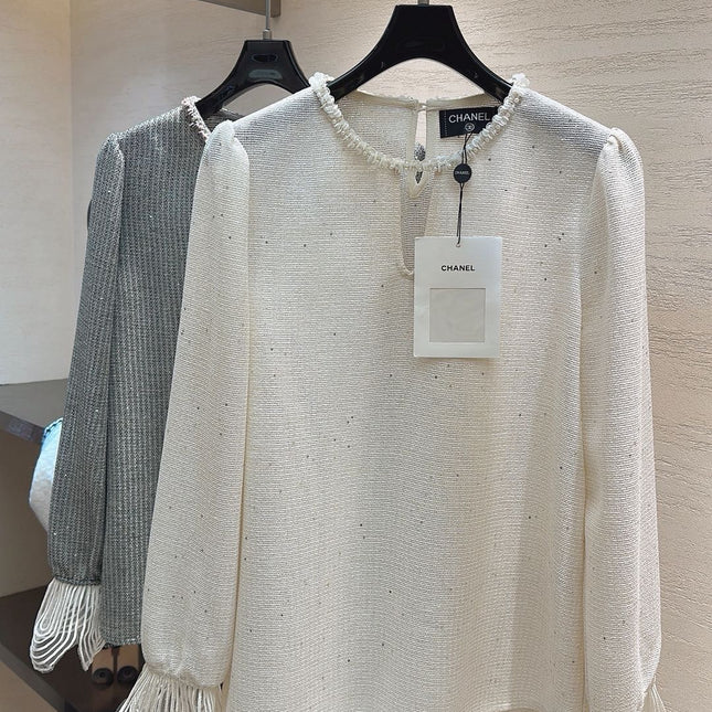 CHANEL 26S LONG-SLEEVE BLOUSE 873